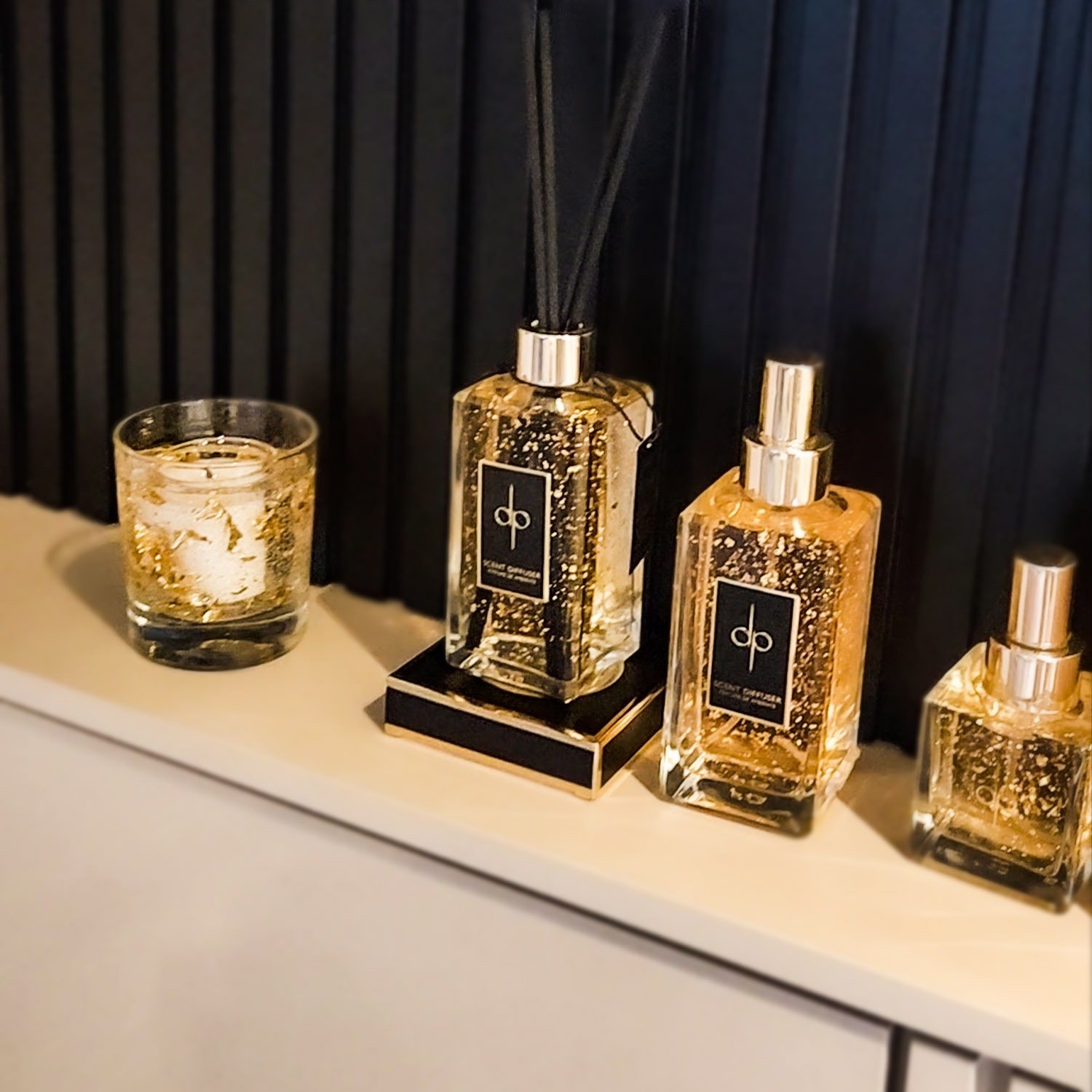 Kit Gold 22k Iluminação - Aromatizador & Sabonete
