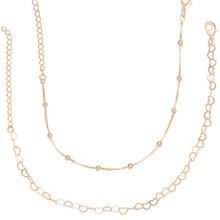 Kit Pulseiras Banhadas a Ouro 18K Coração e Bolinhas