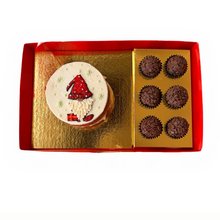 Caixa Natal Bento Cake e Brigadeiros - Papai Noel 