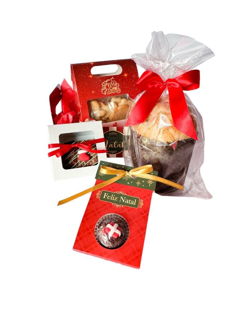 Cesta Natalina Panetone Frutas