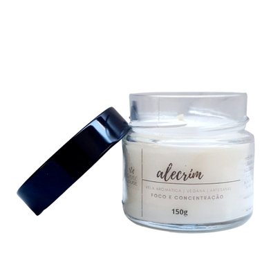 Vela Aromática Vegana - Perfume Alecrim