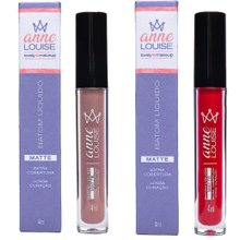 Kit de Batom Vermelho e Lilás