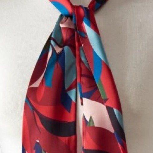 Kit Mimos Twilly Scarf Me, Orquídea na Sacola de Palha