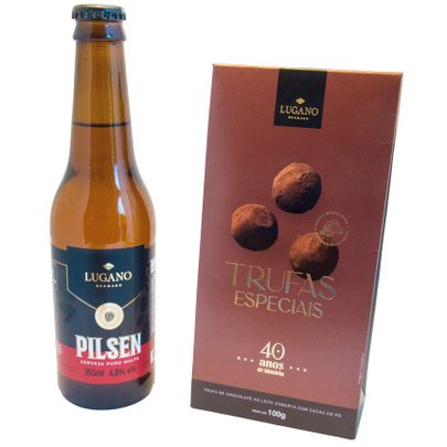 Kit Cerveja Pilsen e Trufas Especiais