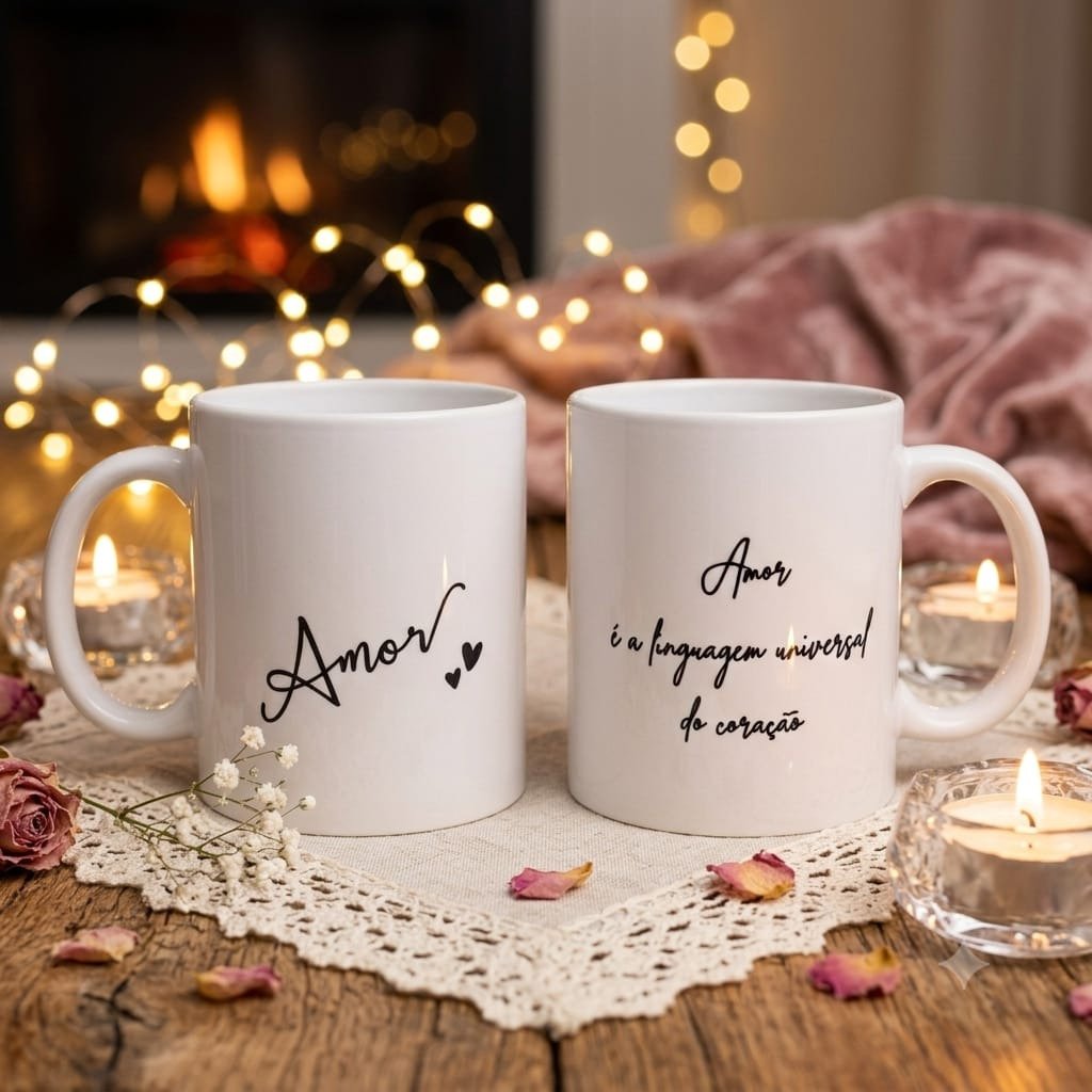 Caneca Amor de Coração