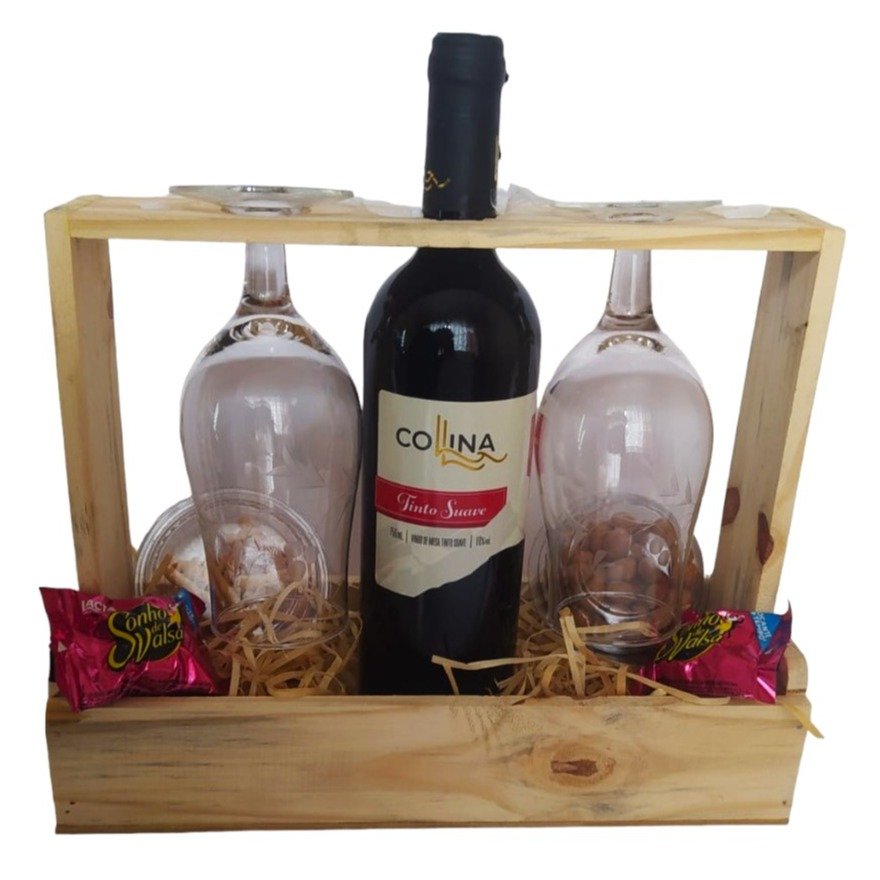 Cesta Vinho Para Dois 