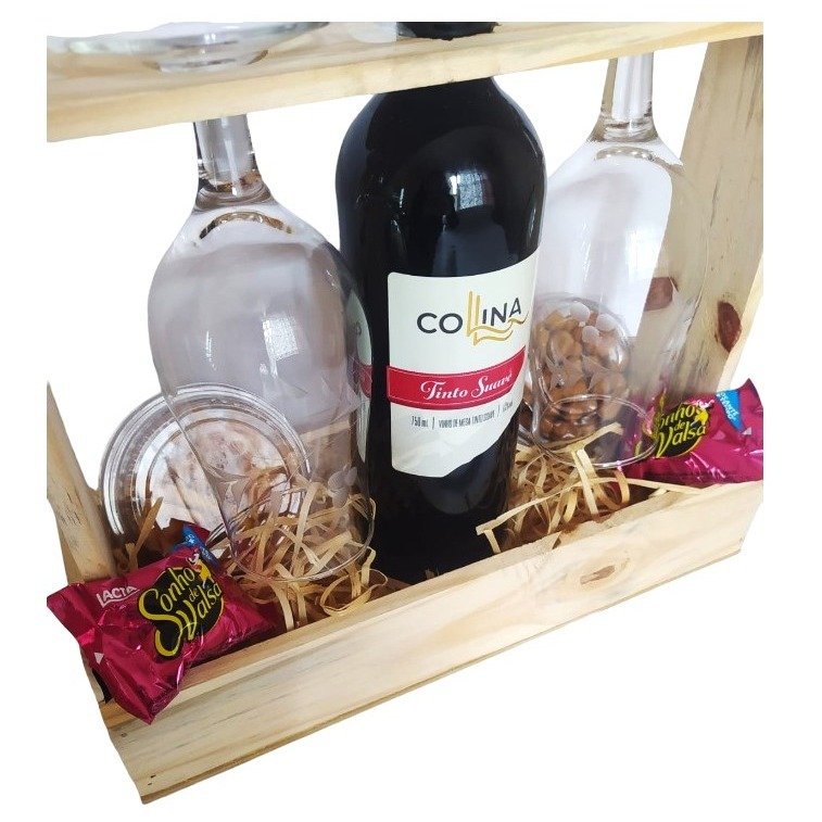 Cesta Vinho Para Dois 