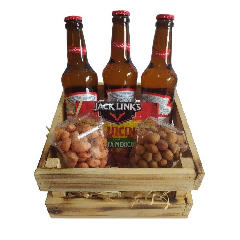 Cesta Petiscos Com Cerveja 