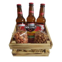 Cesta Petiscos Com Cerveja