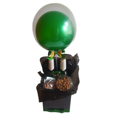 Cesta preta e verde