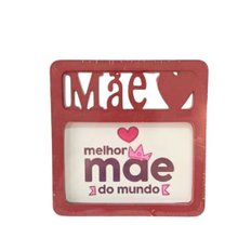 Porta Retrato Vermelho Mãe