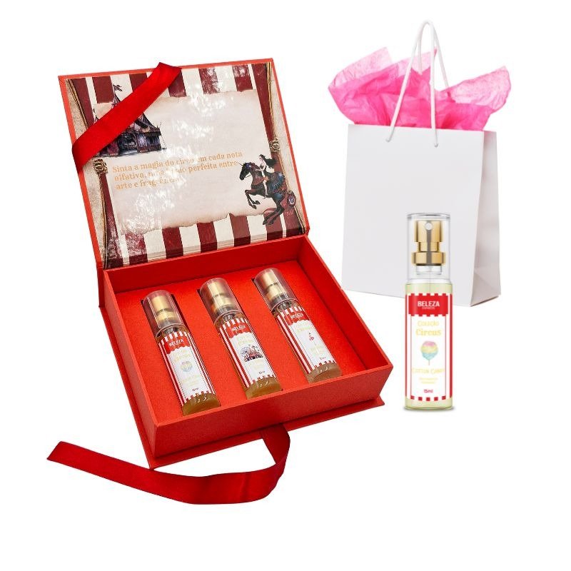 Kit de Perfumes Coleção Circus 3x15mL