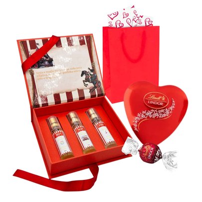 Presente Dia dos Namorados Perfume e Chocolate Lindt