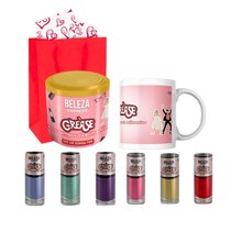 Kit Presente Lata com Esmaltes e Caneca Grease
