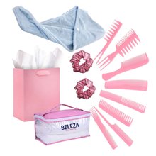 Kit de pentes e toalha Love My Hair 