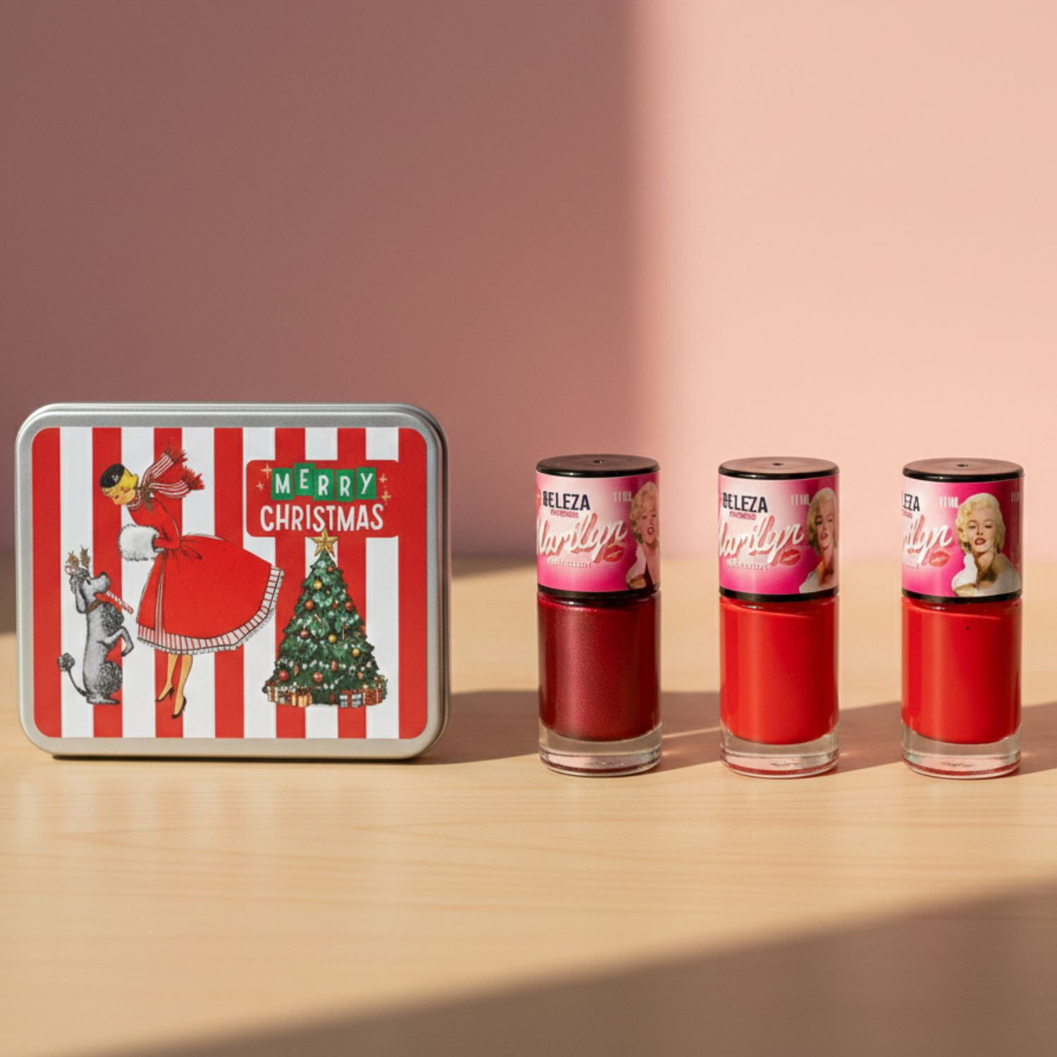 Cinema Glow Nails Retrô Lata Box