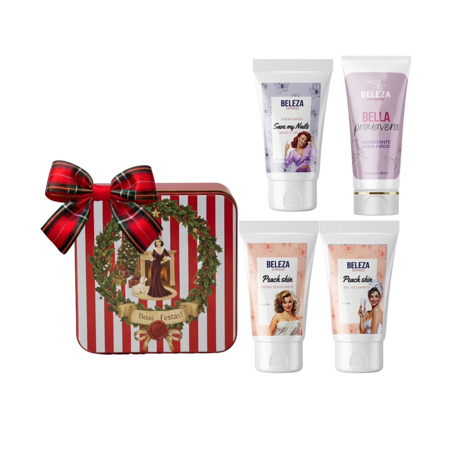 Kit Presente 4 hidratantes Beleza Special Edition 