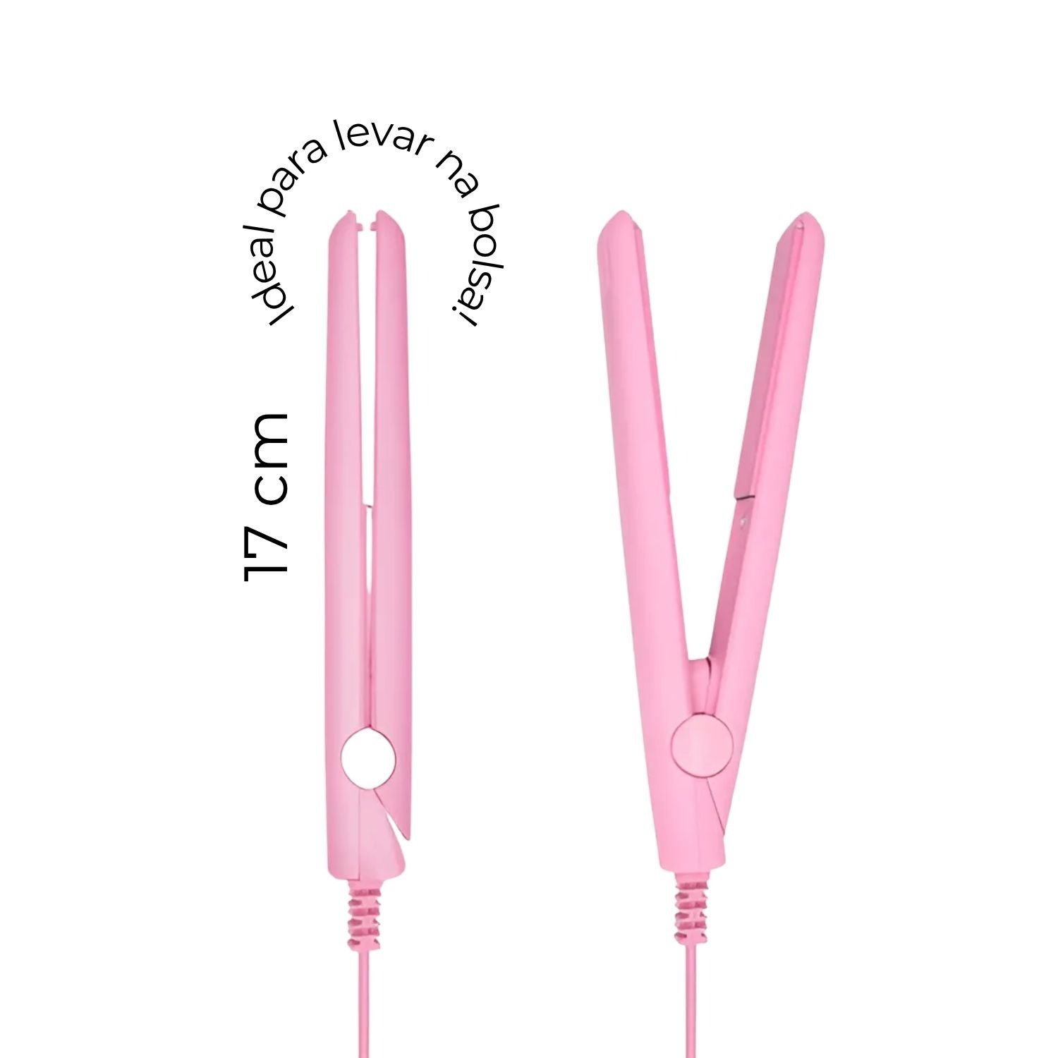 Kit presente Love my Hair com Mini Pranchinha