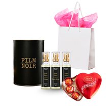 Kit Presente Masculino com Perfume e Chocolate