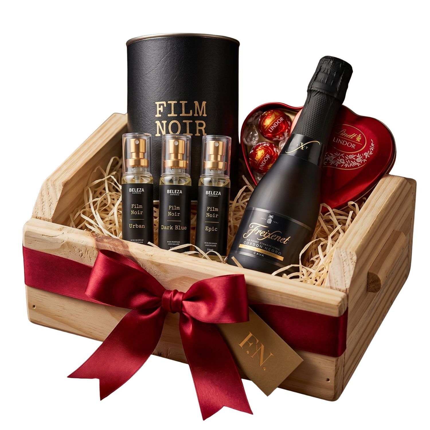 Kit Presente Masculino com Perfume e Espumante