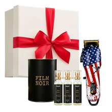 Kit Presente Masculino com Perfume e Máquina de Corte