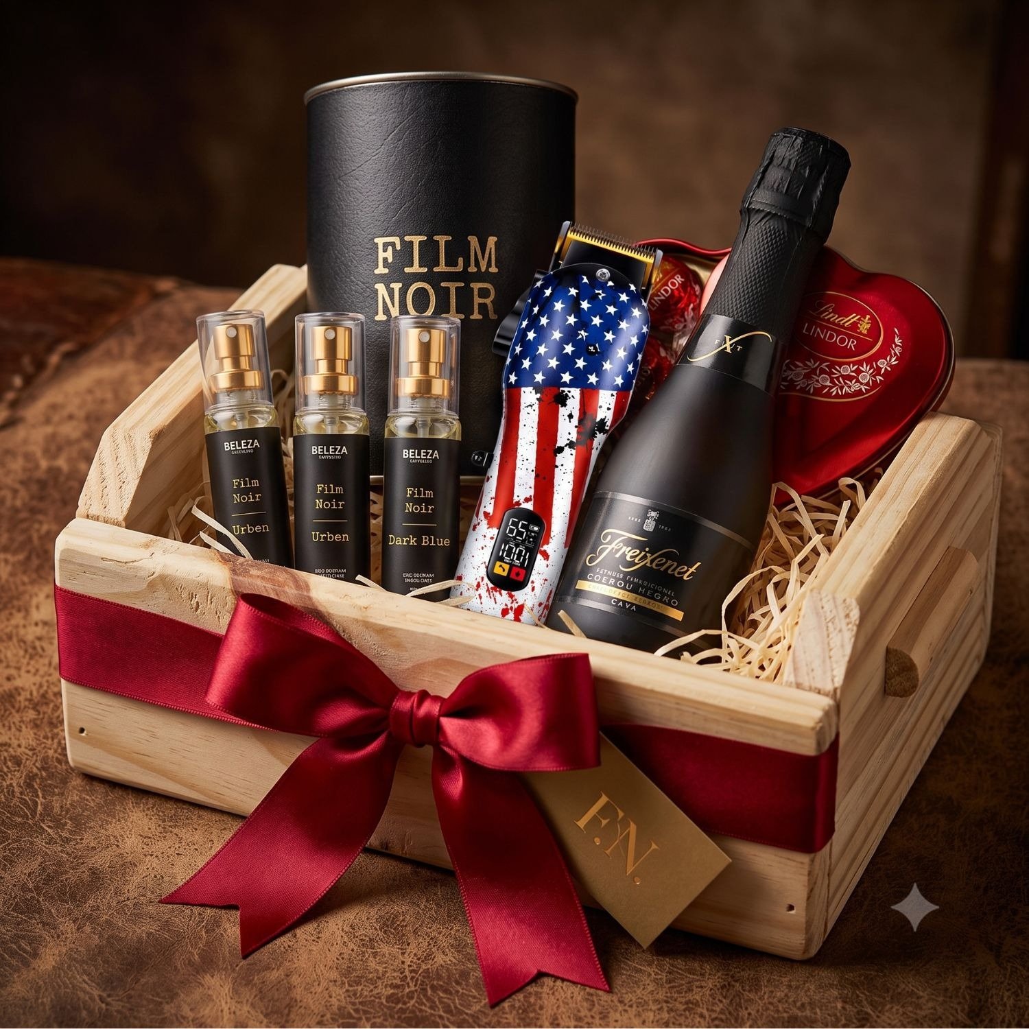 Kit Premium com Perfume Chocolate  Espumante e Máquina