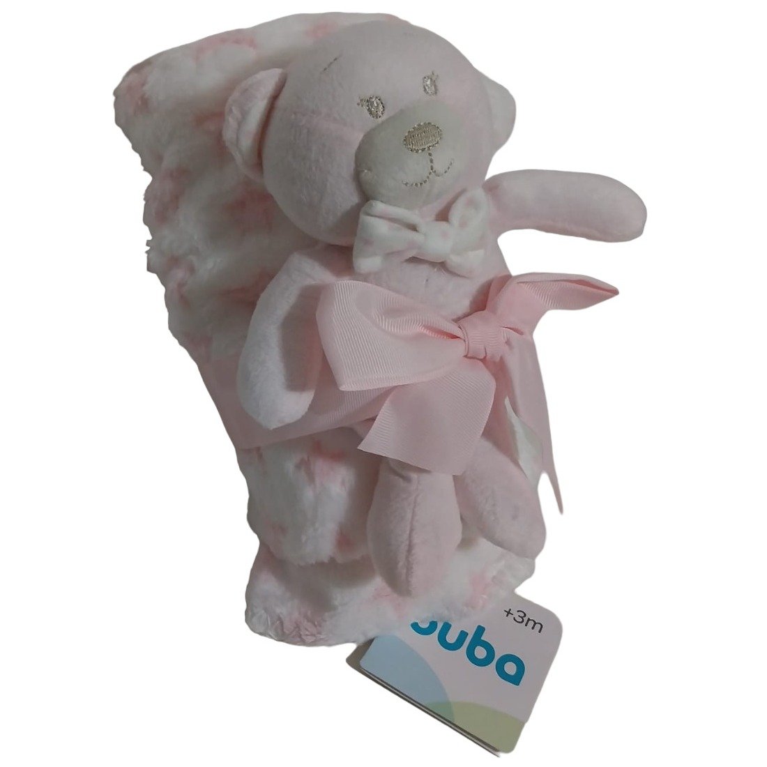 Cesto Manta rosa e Pelúcia   