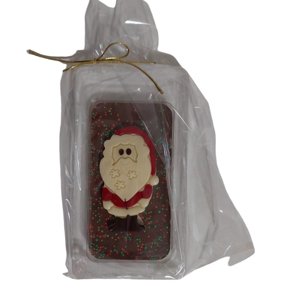 Bolsa em palha de Natal