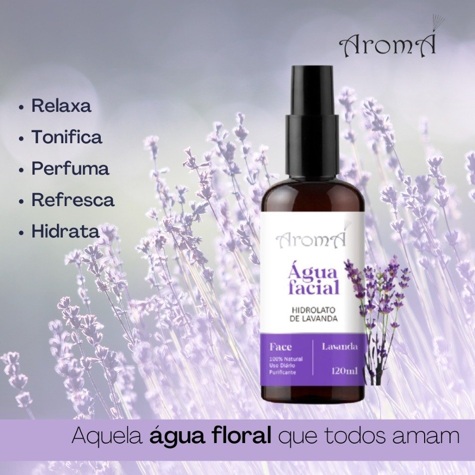 Água Floral Hidrolato Lavanda com Melaleuca