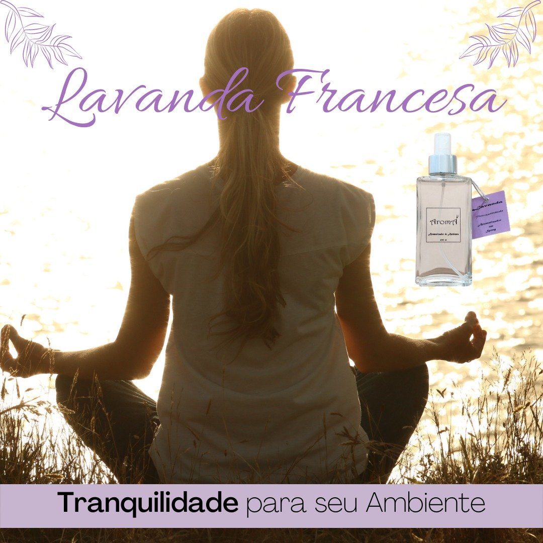 Aromatizador de Ambiente Spray Lavanda Francesa Aromá 