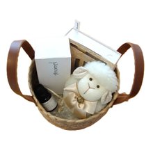 Kit Nascimento Maternidade Menina Aromá Cesto Carnaúba