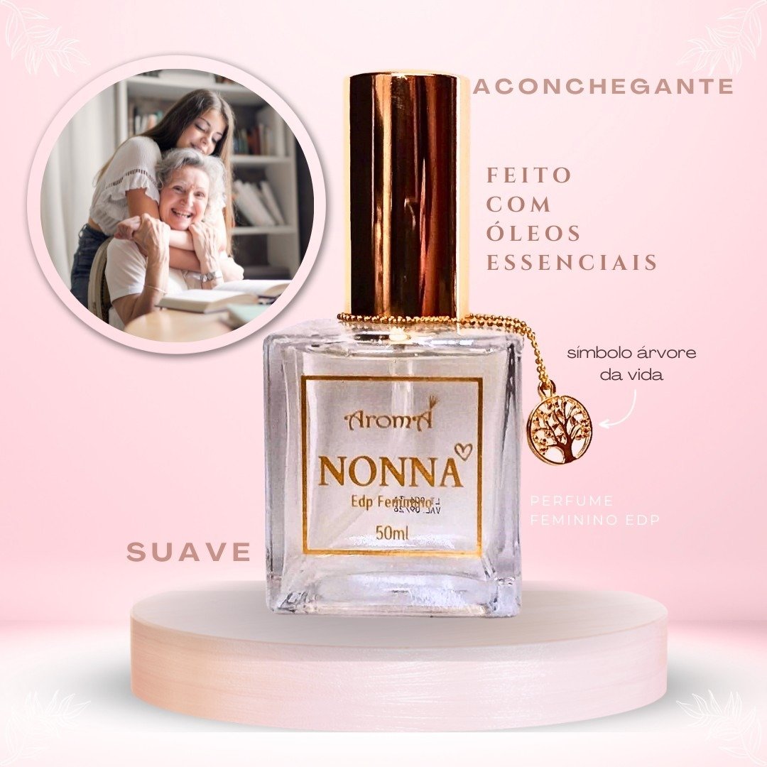 Kit Nonna Perfume Feminino + Sabonete Barra + Cestinho