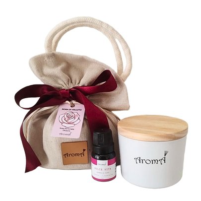 Rosa di Velluto Rosa Difusora Perfumada Vermelha