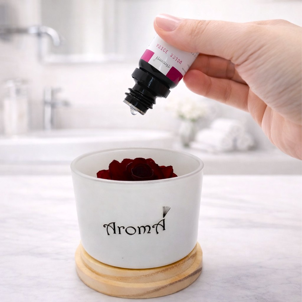 Rosa di Velluto Rosa Difusora Perfumada Vermelha 