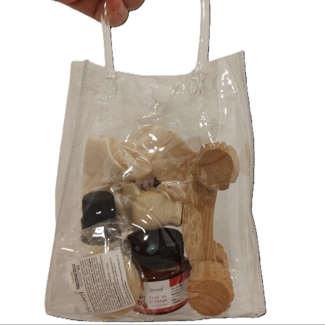 Kit Mini Spa Aromá 6 Peças com Sacola Transparente