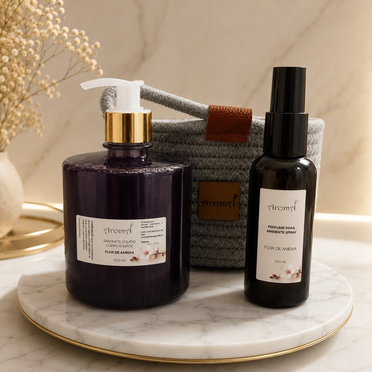 Kit Casa Perfumada Aromá - Flor de Ameixa