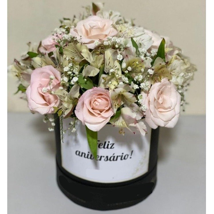 Box Mix de Flores Rosadas