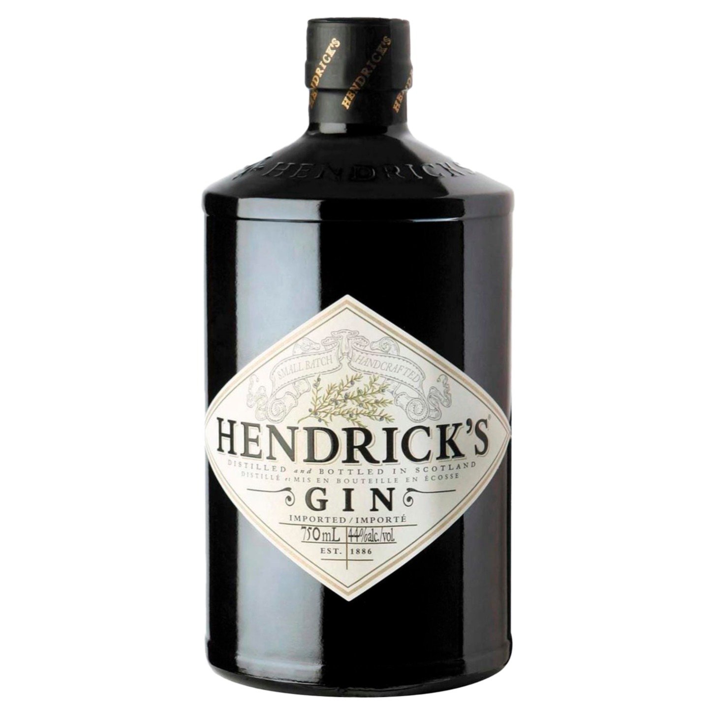 Gin Hendrick's 750ml  e Taça Cristal 570ml