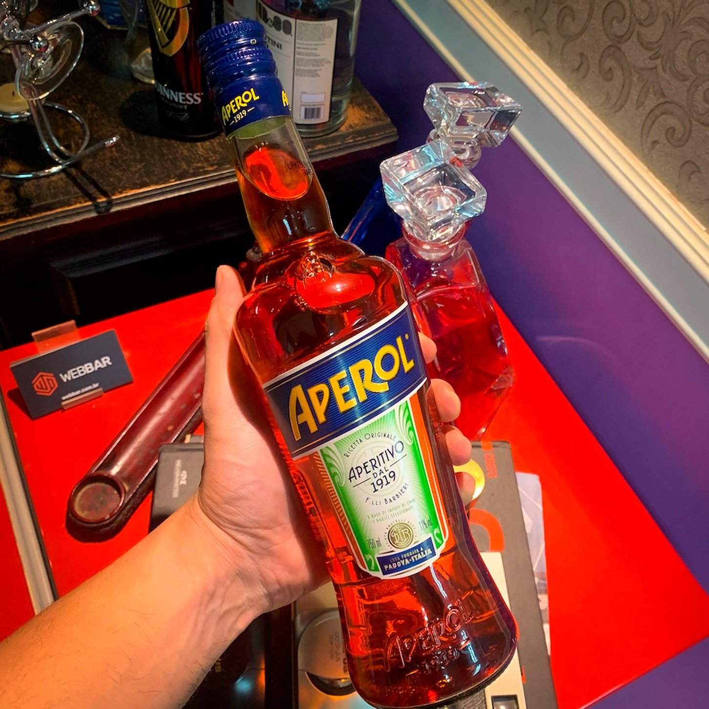 Combo Aperitivo Aperol 750ml e Taça
