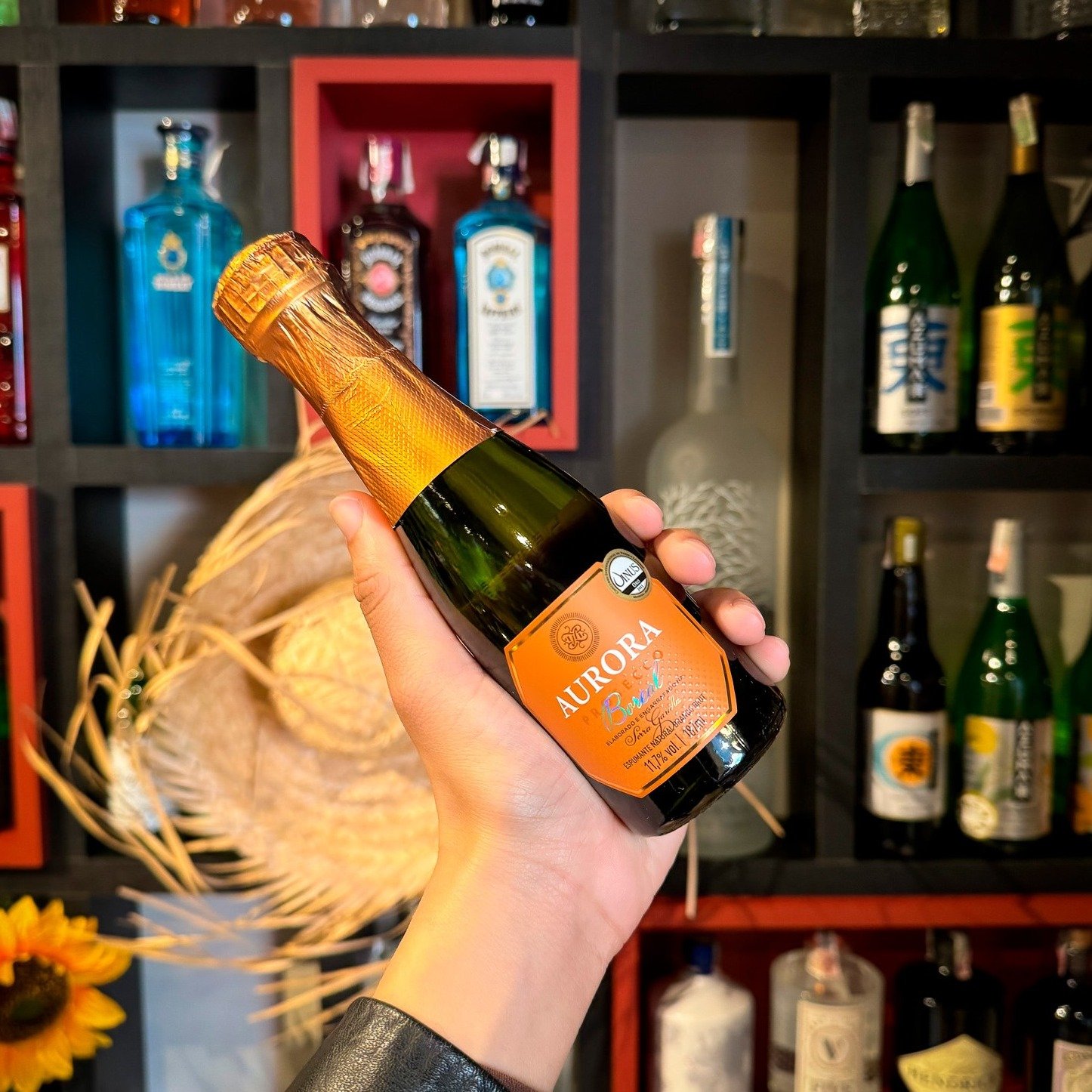Kit Presente Aurora Boreal Baby Prosecco + 2 Taças