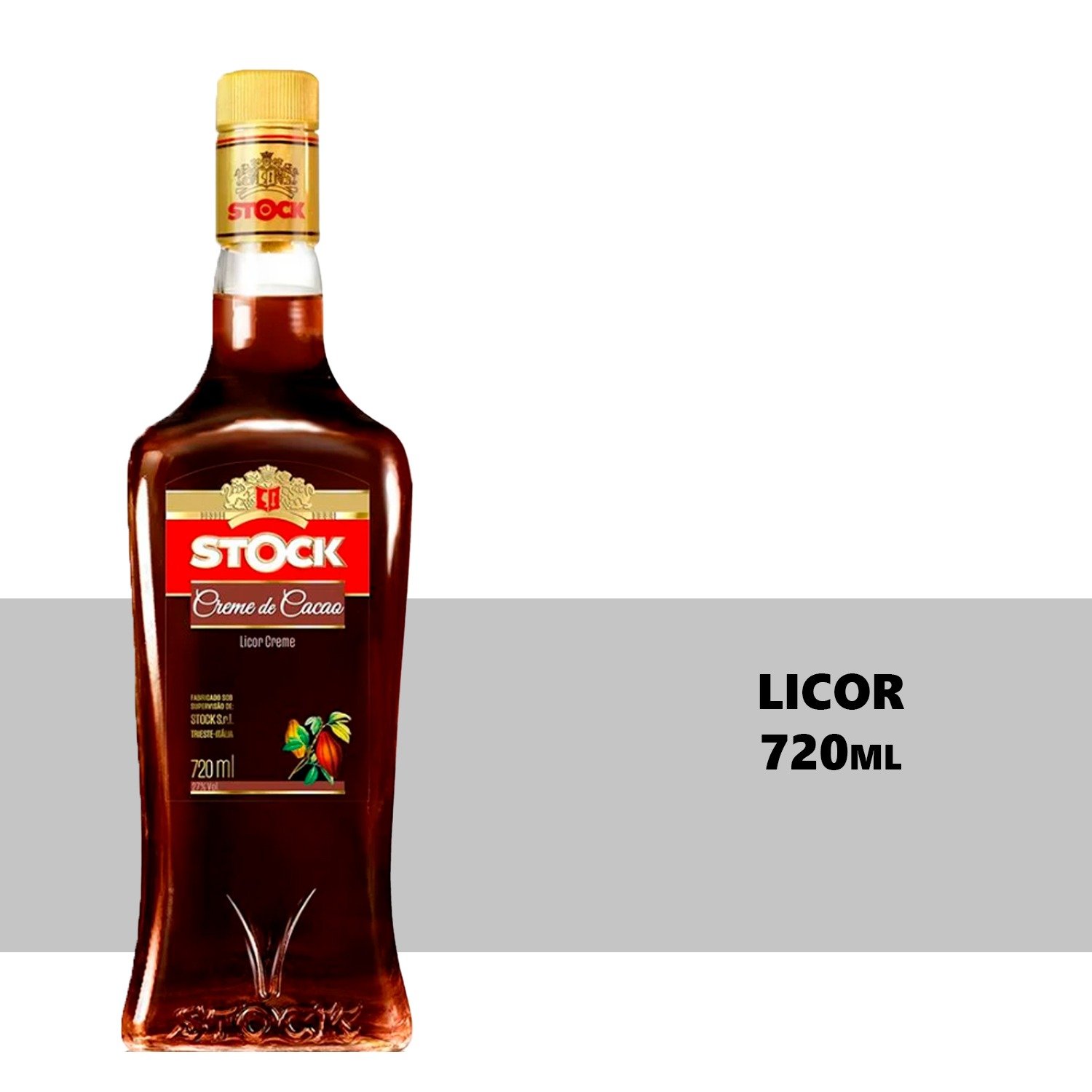 Licor Creme de Cacau Stock Cacao 720ml