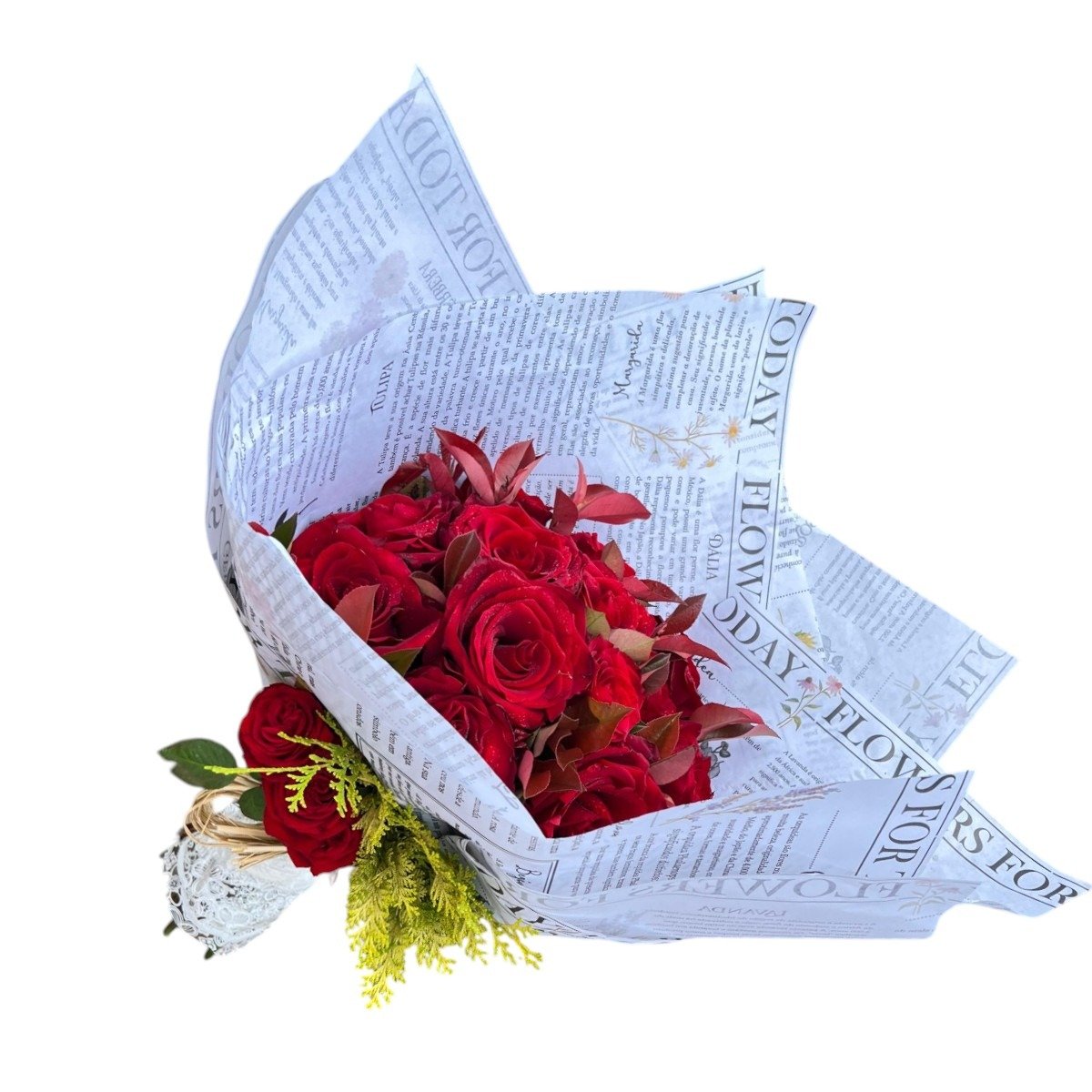 Buquê de 12 Rosas Colombianas 