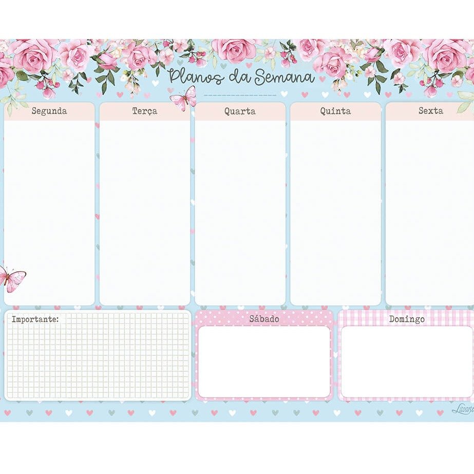 Kit Planners Organizadores e Bloco de Anotações