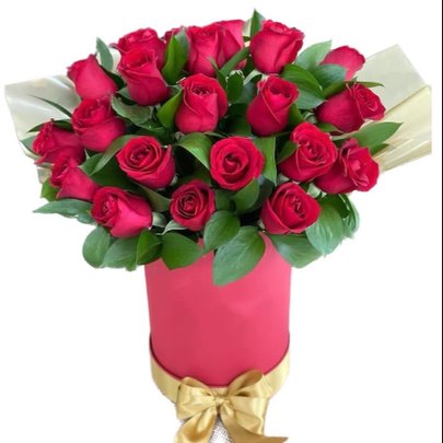 Box Com Rosas Vermelhas