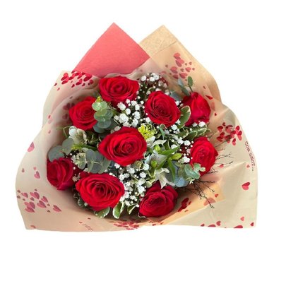 Buquê 9 rosas