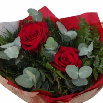 Buquê Clássico 2 Rosas