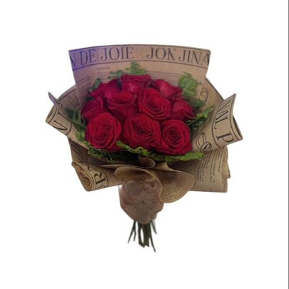 Buquê Clássico 10 Rosas
