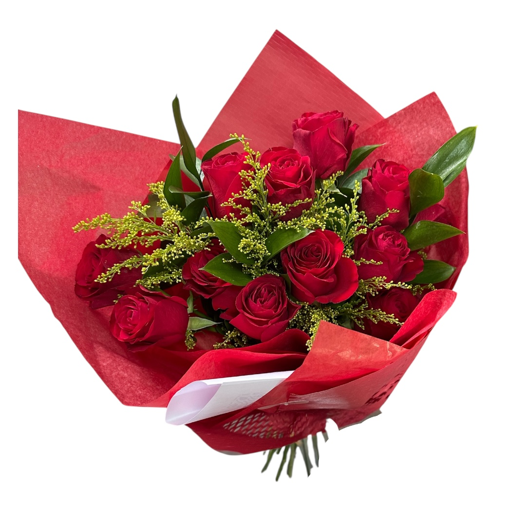 Buquê 12 Rosas Love