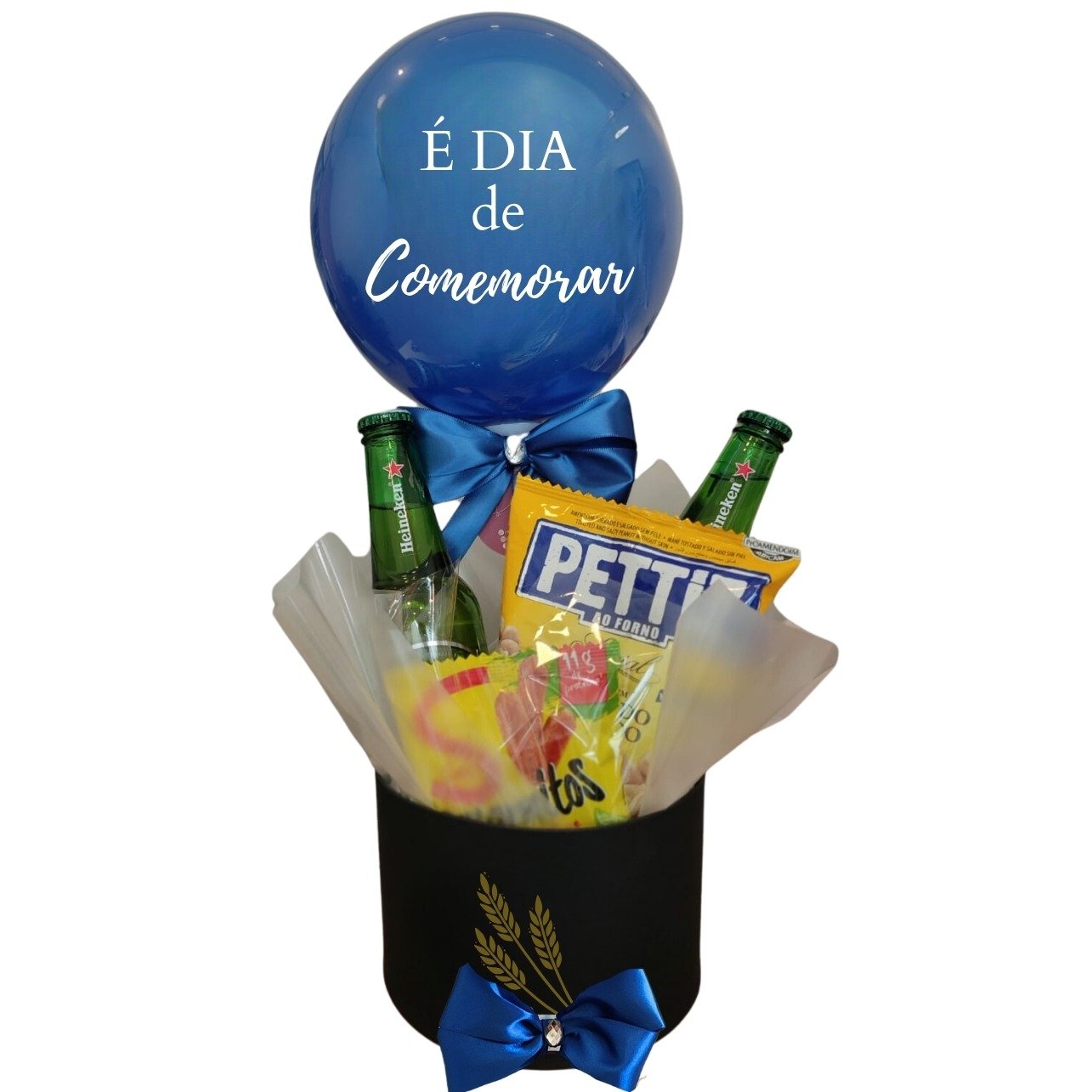 Cesta de Cerveja e Petisco