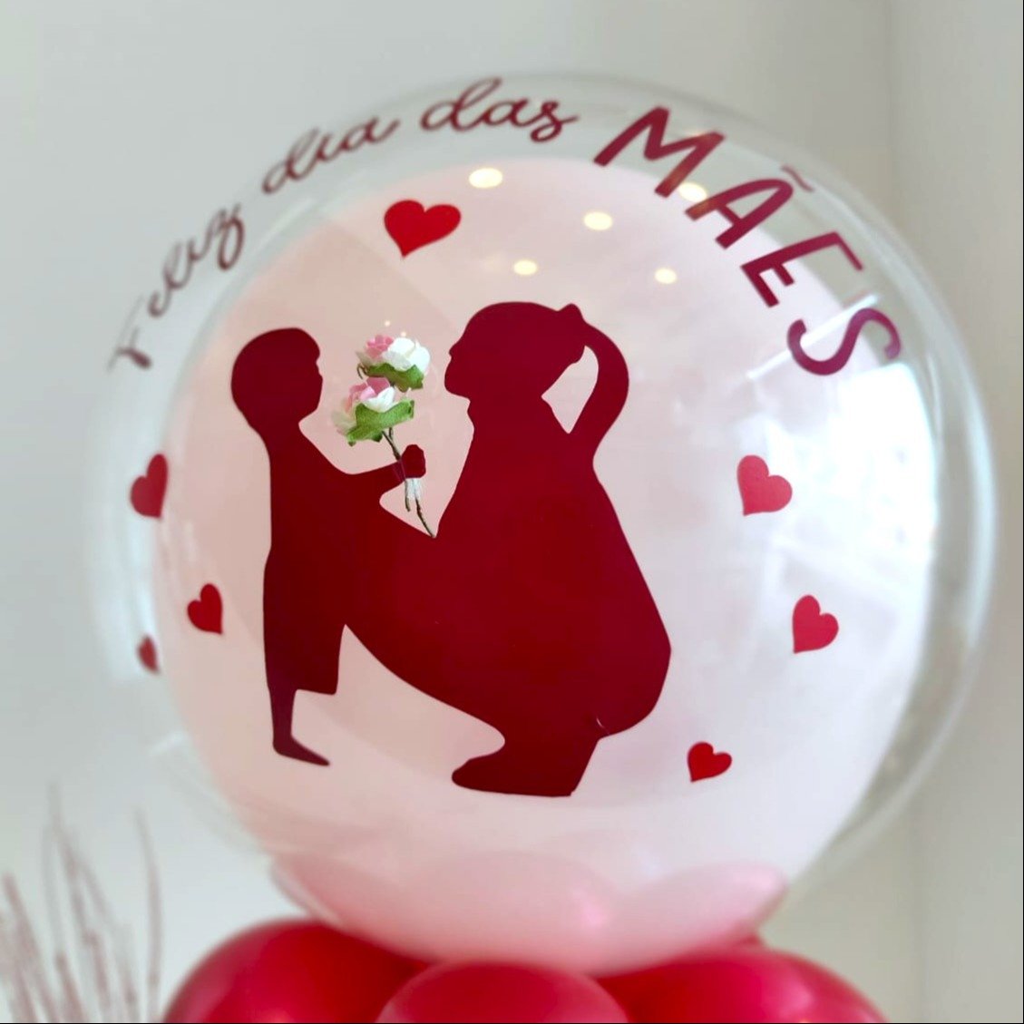 Balão de Mesa - Dia das Mães